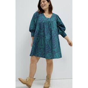 Anthropologie Porridge Women Nerina Preppy Tunic Green Dress  Size XXSmall NWT